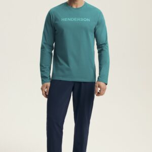 Piżama Męska Model Vise 43490-77X Green - Henderson