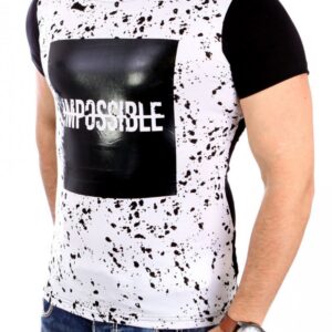Tshirt Męski Model 17180 Black - YourNewStyle