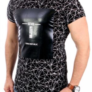 Tshirt Męski Model 17184 Black - YourNewStyle