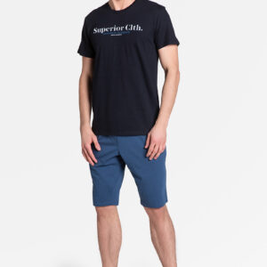 Piżama Męska Model Zed 38366-55X Blue/Grey - Henderson