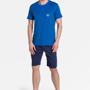 Piżama Męska Model Drake 38878-59X Navy - Henderson