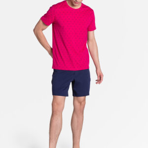 Piżama Męska Model Leaf 38872-43X Fuksja/Navy - Henderson