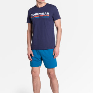 Piżama Męska Model Lark 38870-59X Navy/Blue - Henderson