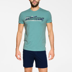 Piżama Męska Model Noward 39732-06X Green/Navy - Henderson